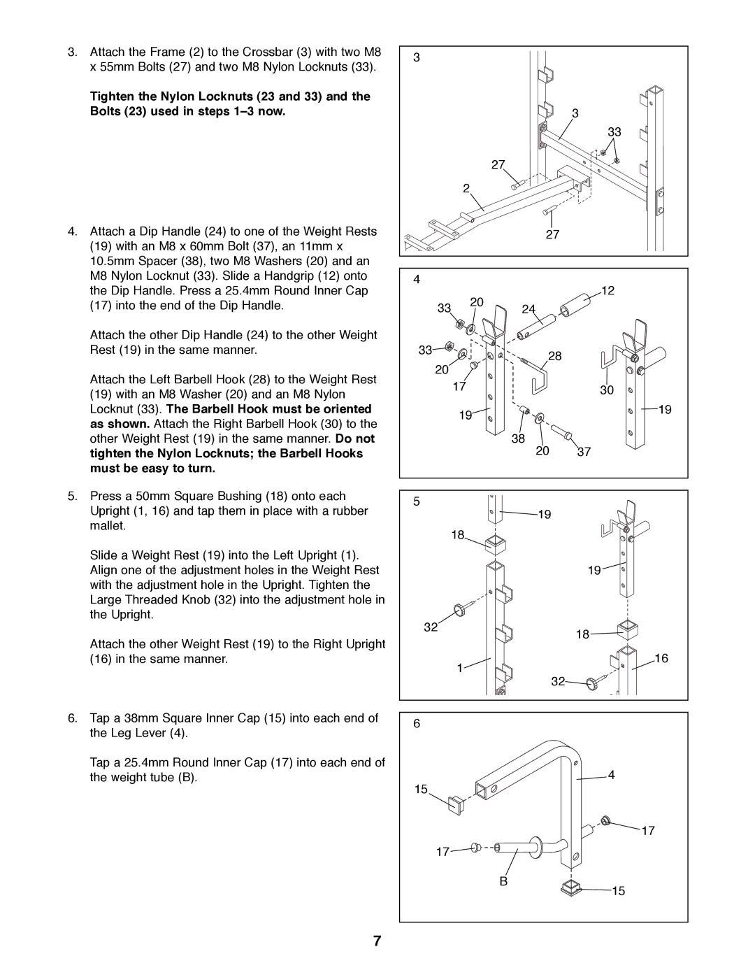 Weider WEBE36790 manual 