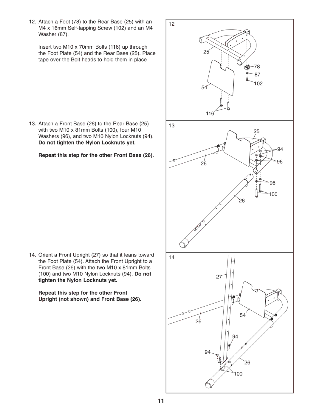 Weider WEBE4496.0 user manual 116 100 