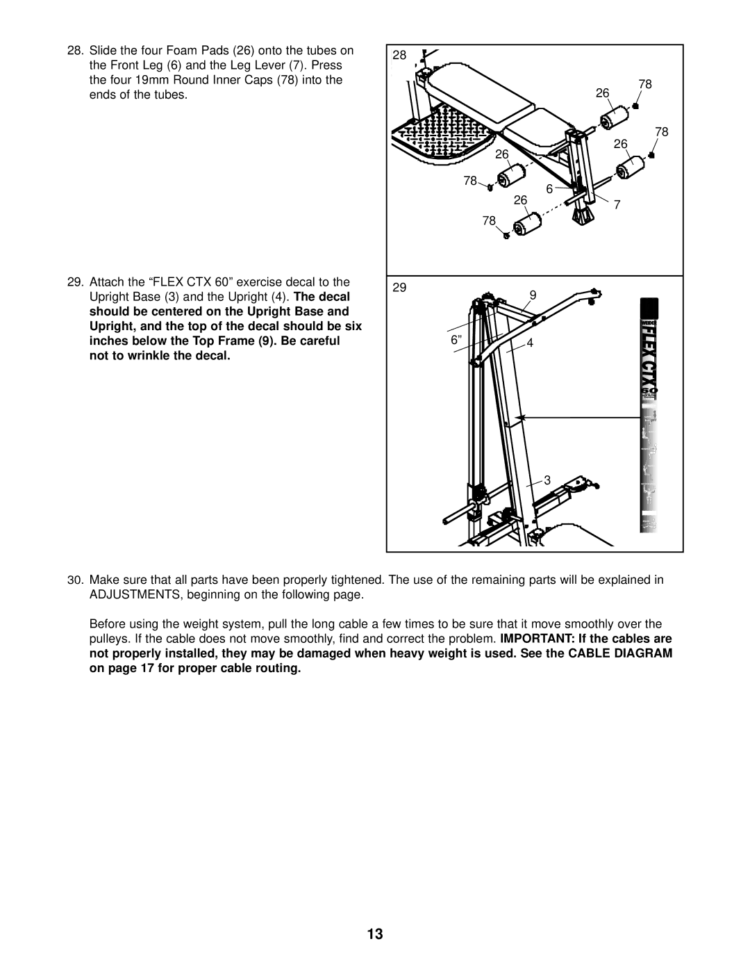 Weider WESY09320 user manual 