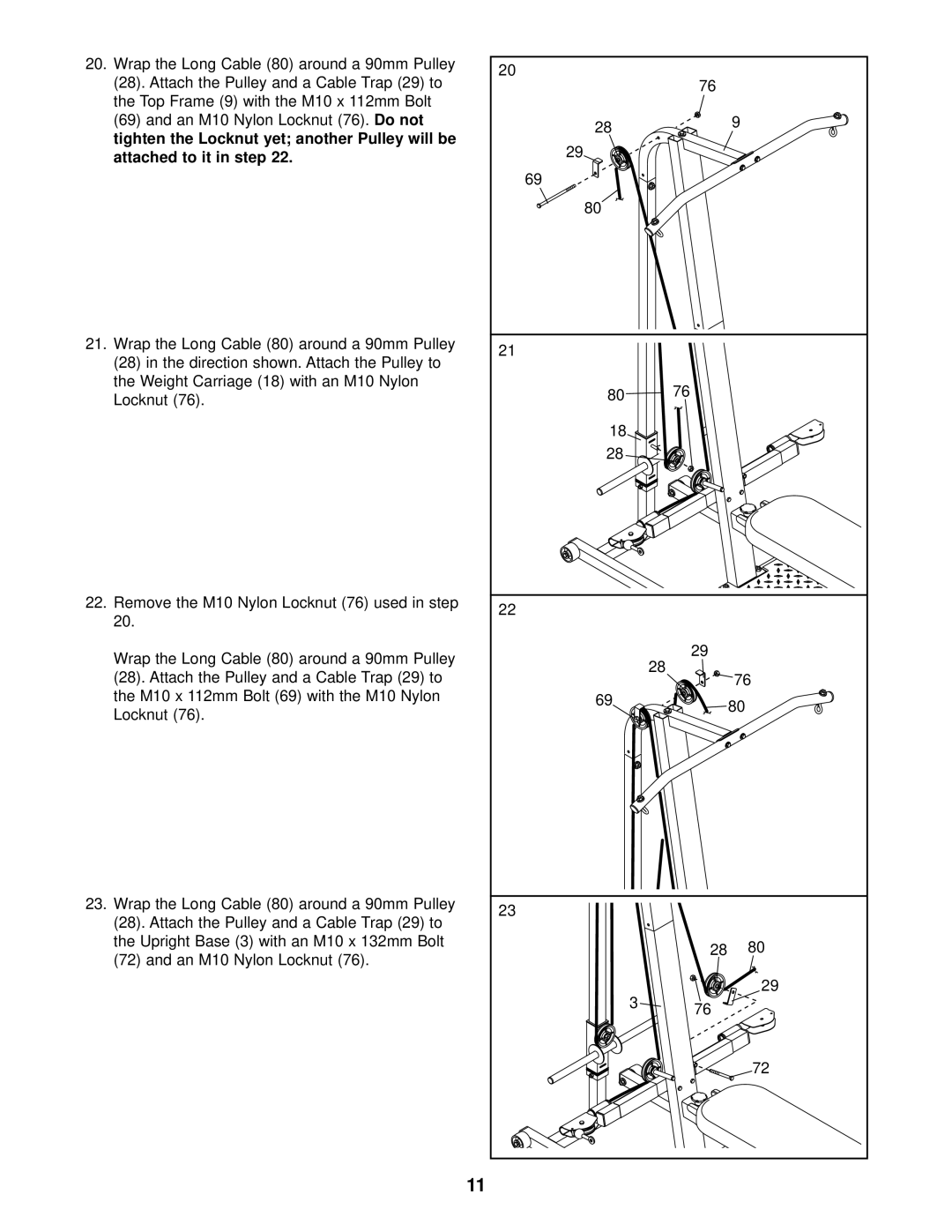 Weider WESY09321 user manual 