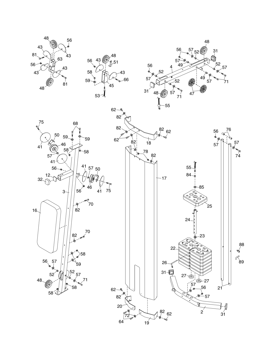 Weider WESY19541 user manual 41 57 