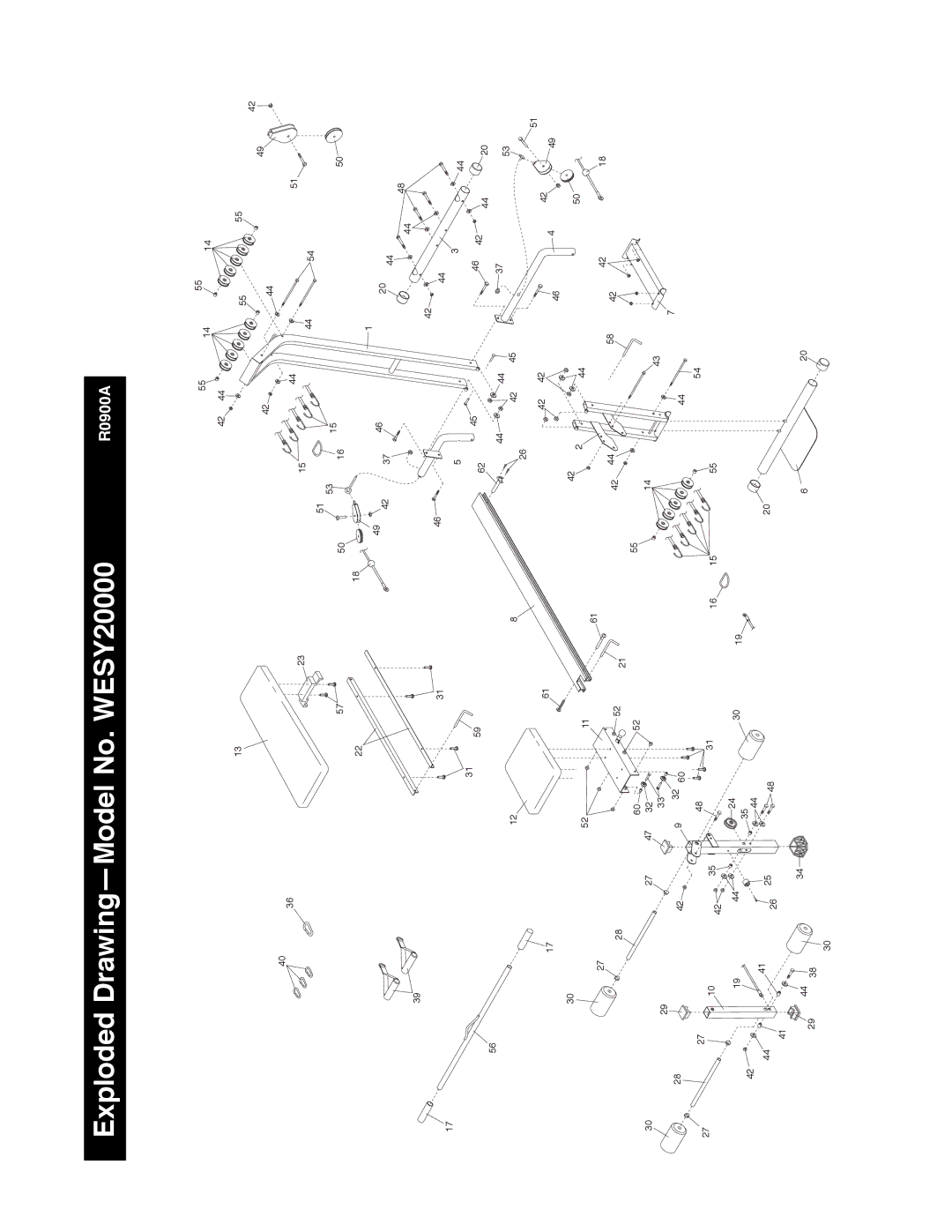 Weider manual Exploded DrawingÑModel No. WESY20000 