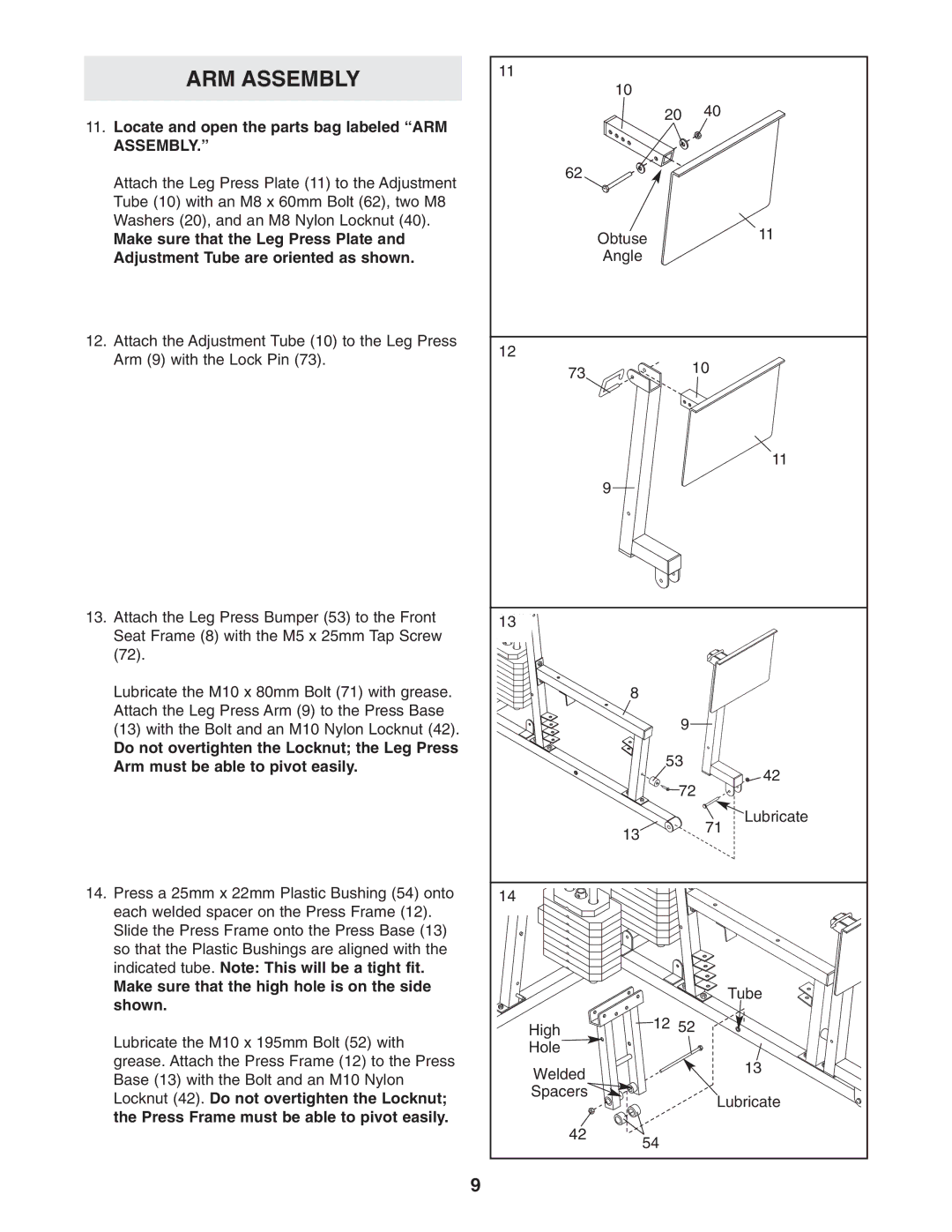 Weider WESY26331 user manual Assembly 