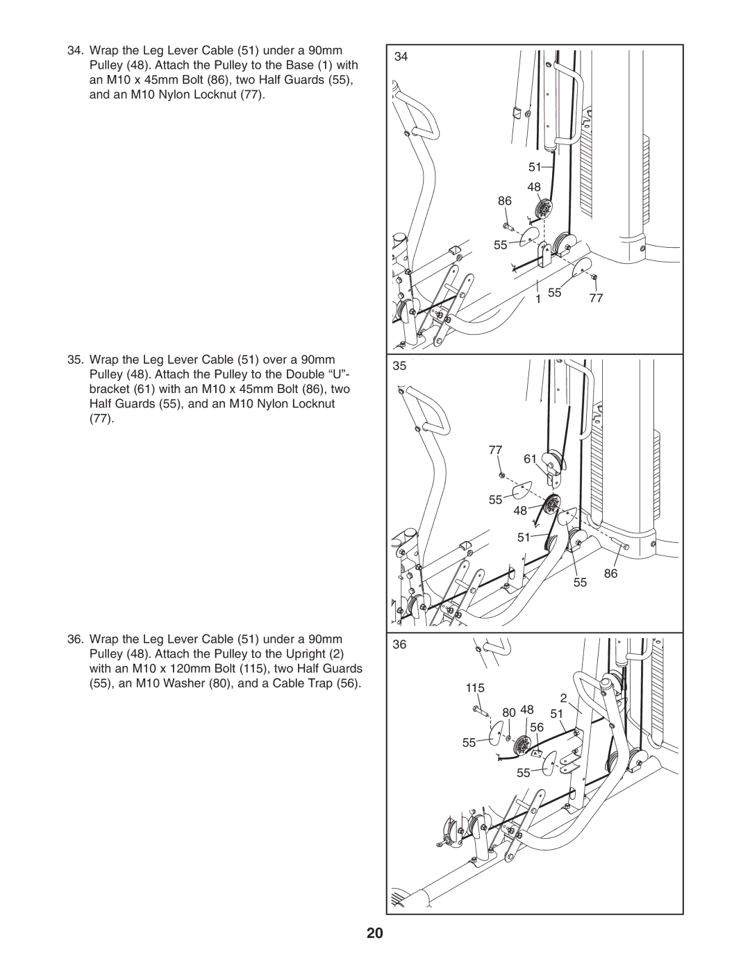 Weider WESY2916.1 user manual 