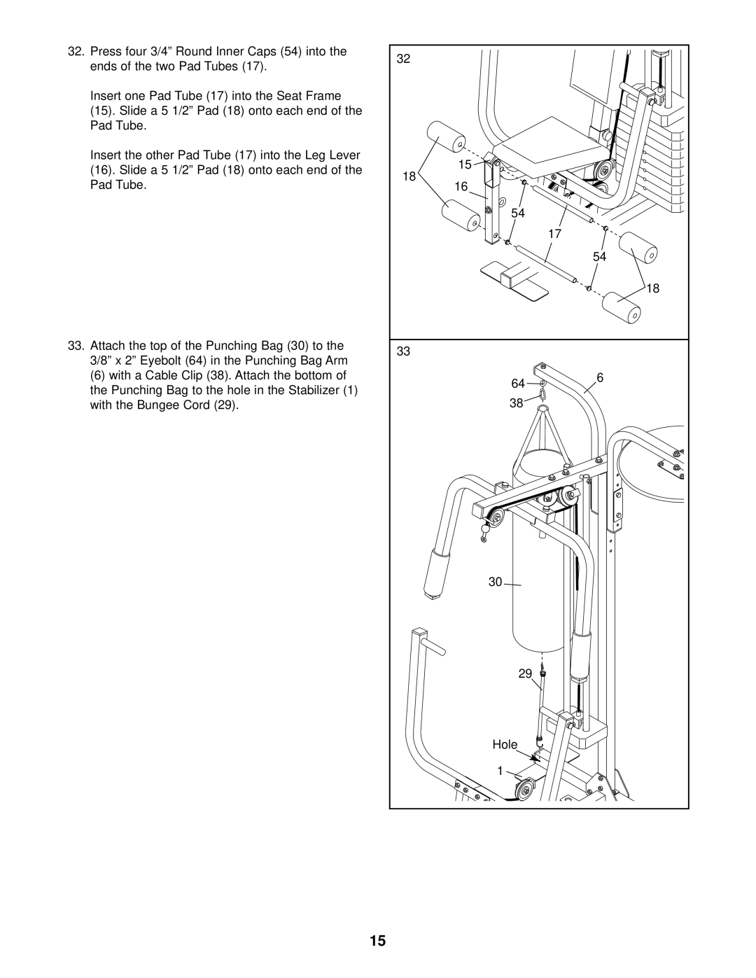 Weider WESY29510 user manual 