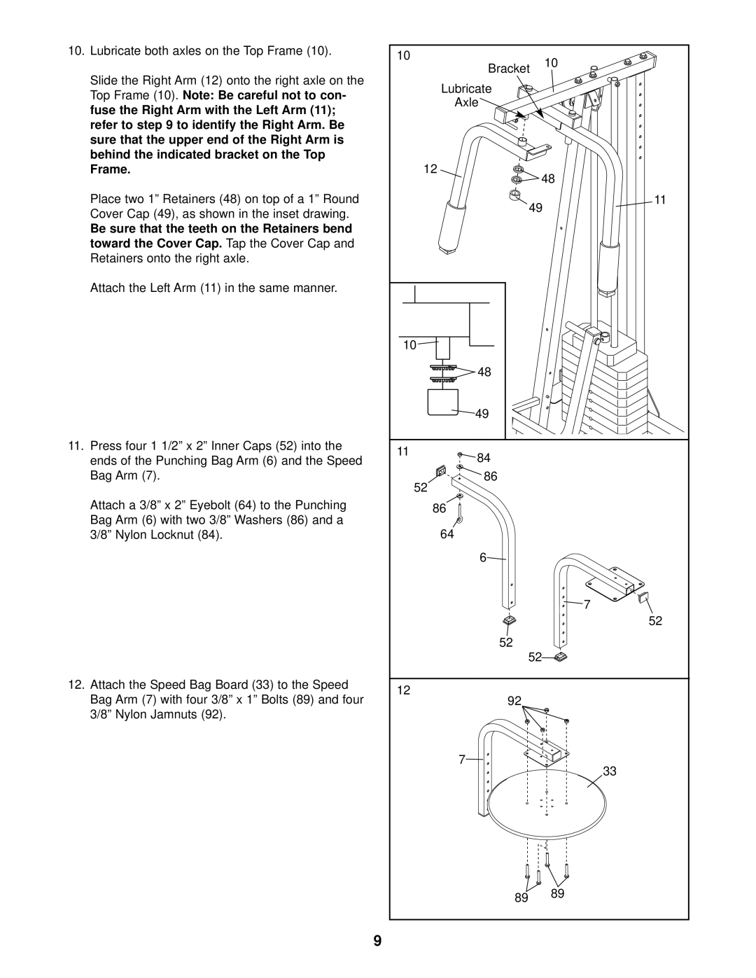 Weider WESY29510 user manual 