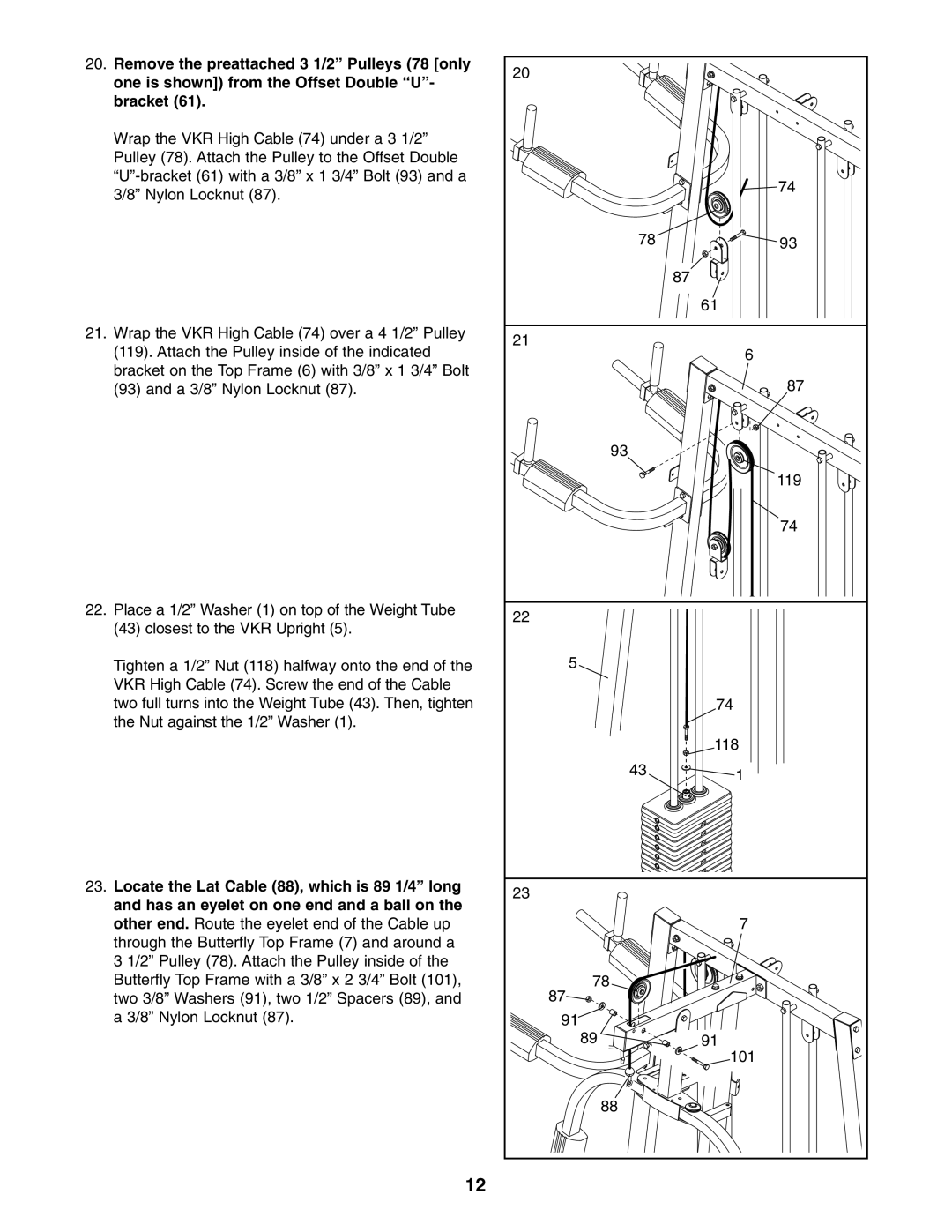 Weider WESY38320 user manual 119 