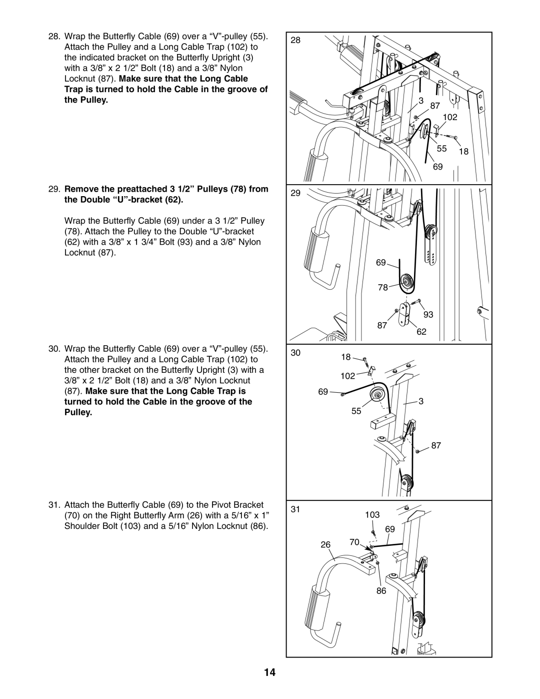 Weider WESY38320 user manual 