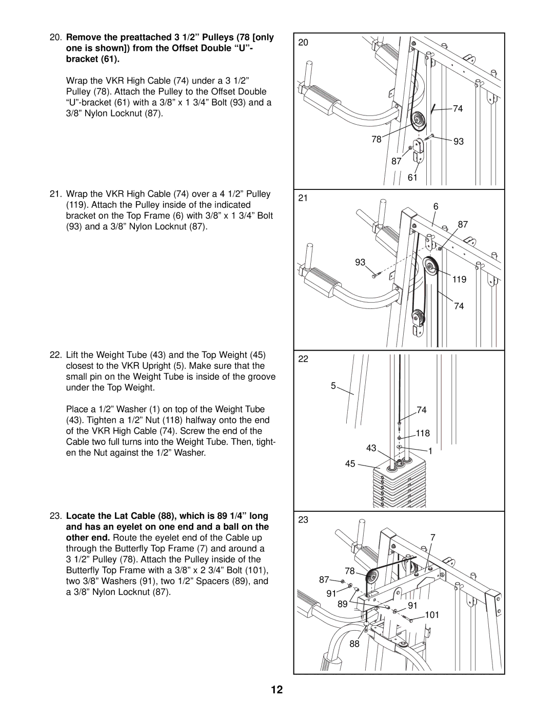 Weider WESY38321 user manual 119 