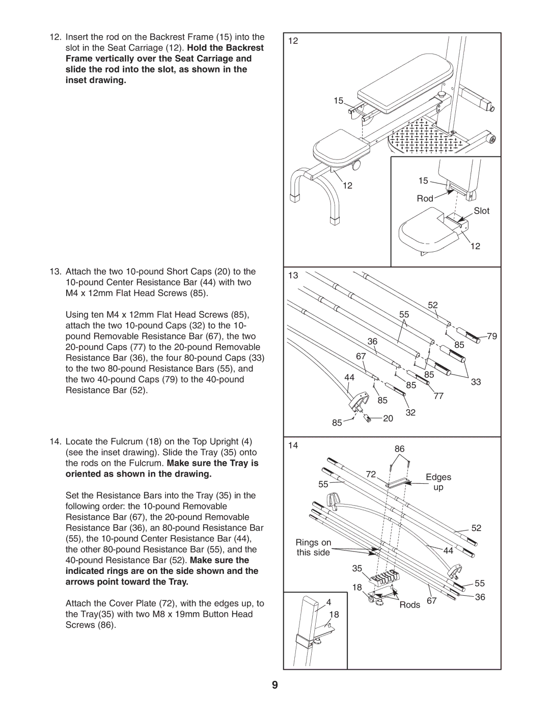 Weider WESY3873.2 user manual 