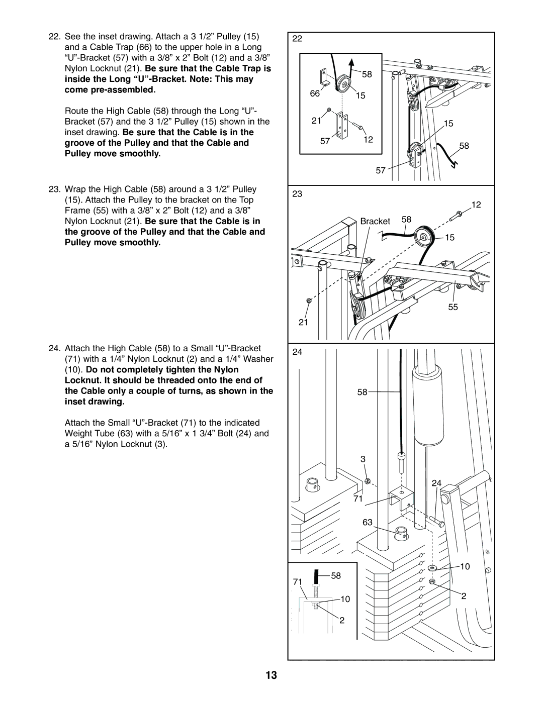 Weider WESY39310 user manual 