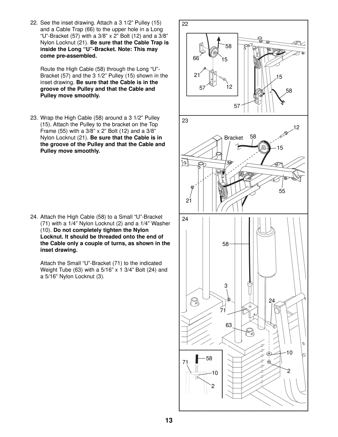 Weider WESY39311 user manual 