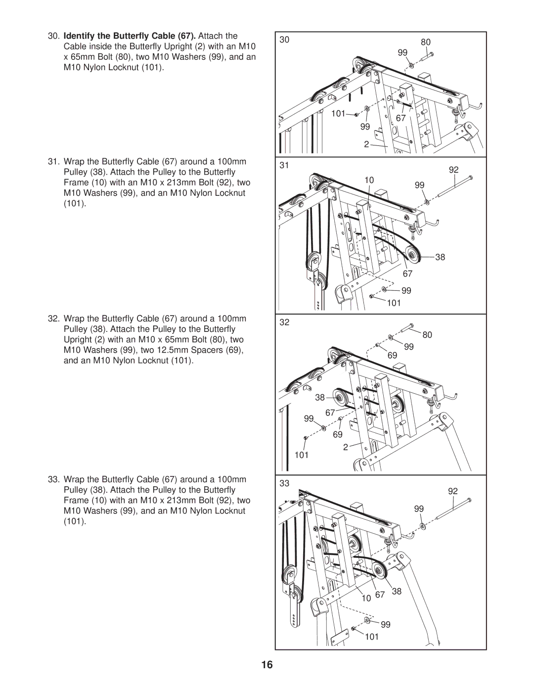 Weider WESY47330 user manual 