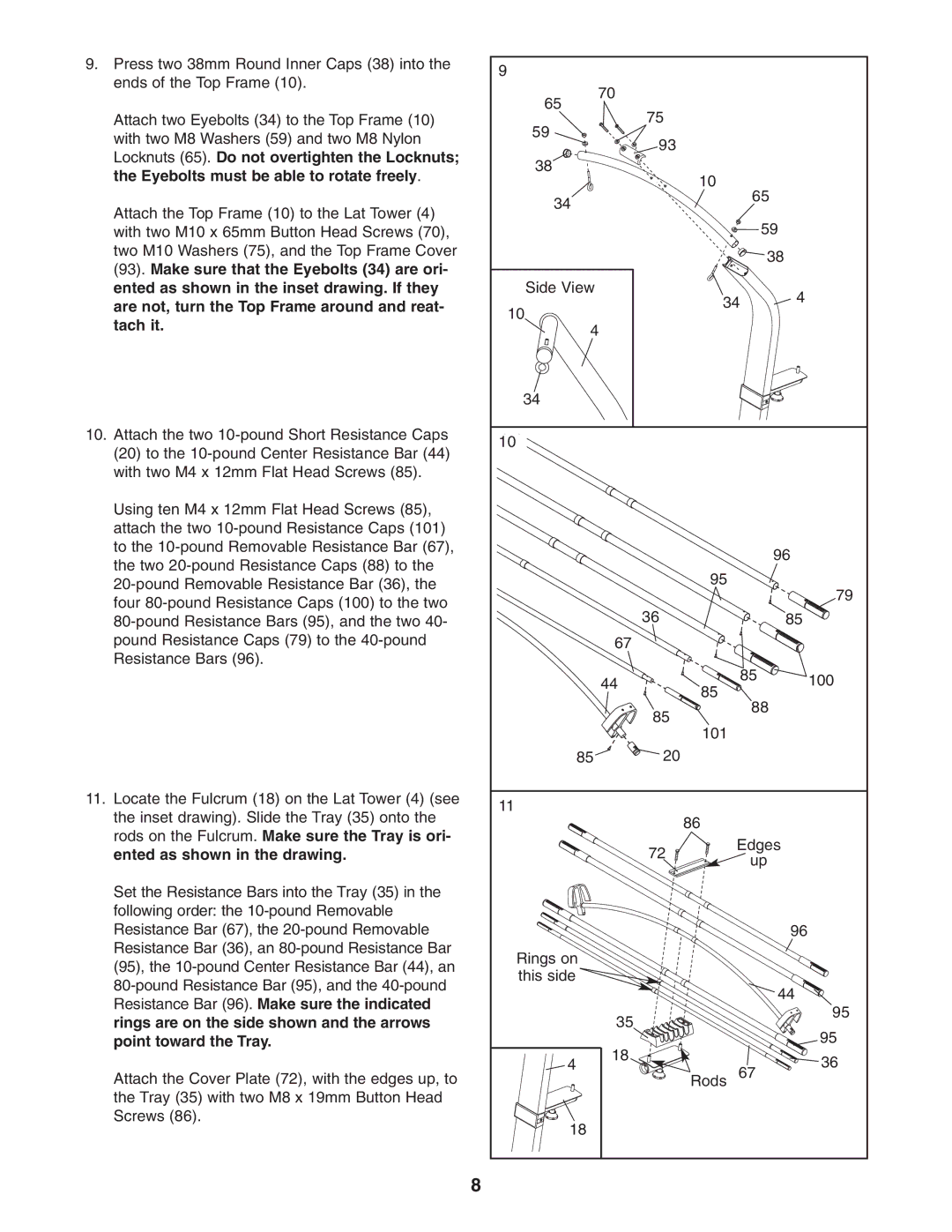 Weider WESY5983.3 user manual 