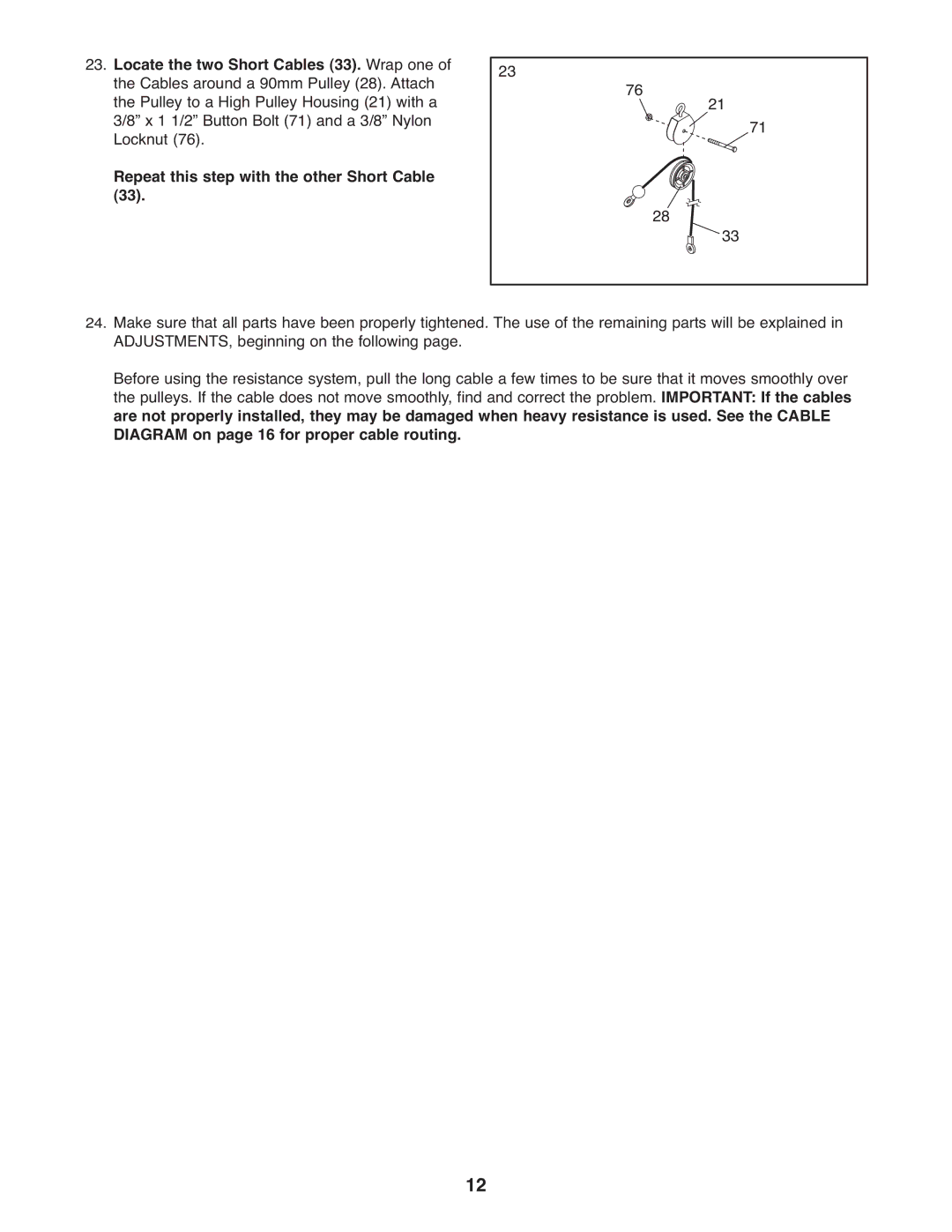 Weider WESY5993.2 user manual 