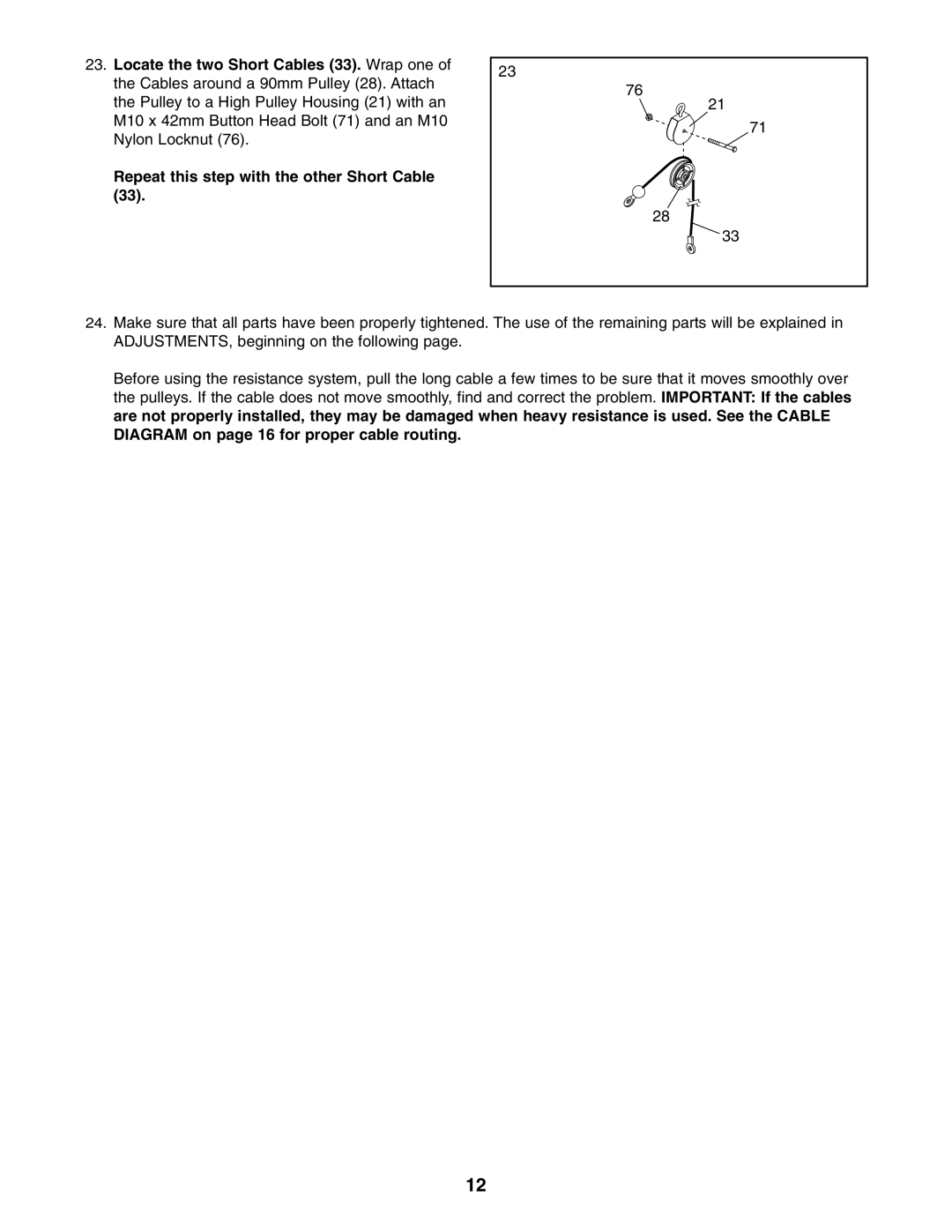 Weider WESY5993.3 user manual 