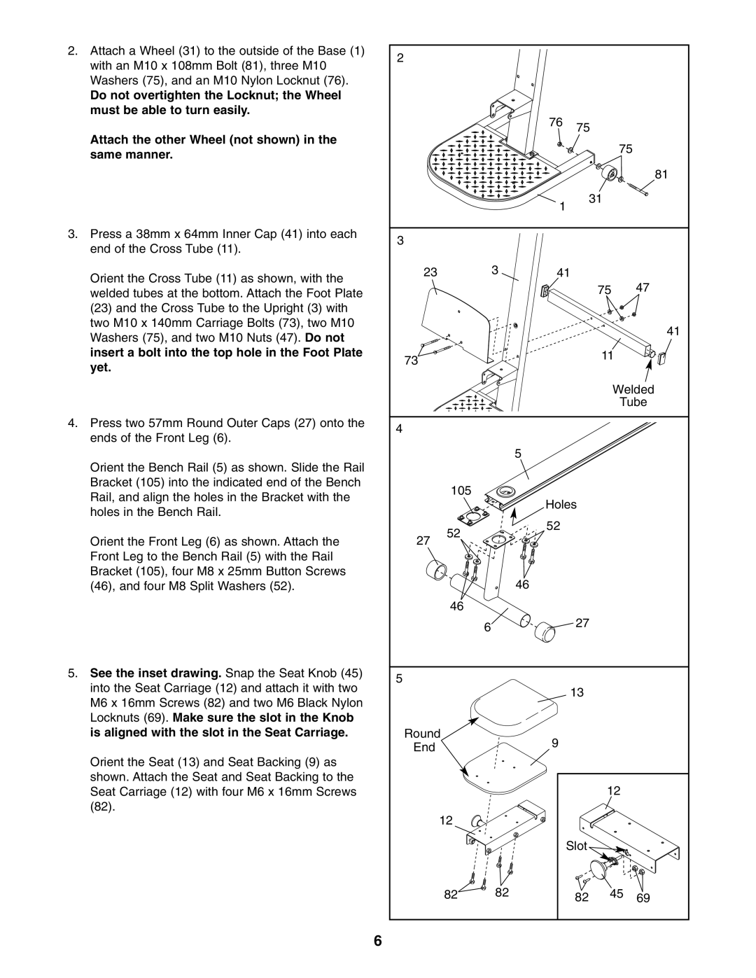 Weider WESY5993.3 user manual 