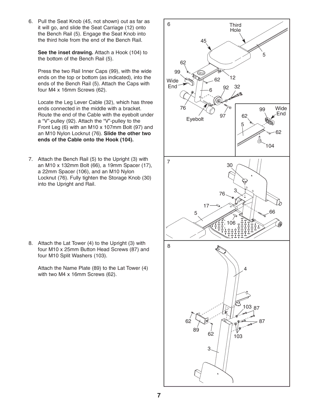 Weider WESY5993.3 user manual 