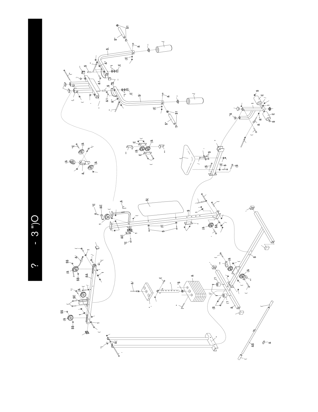 Weider user manual Exploded Drawing-Model No. WESY74090 