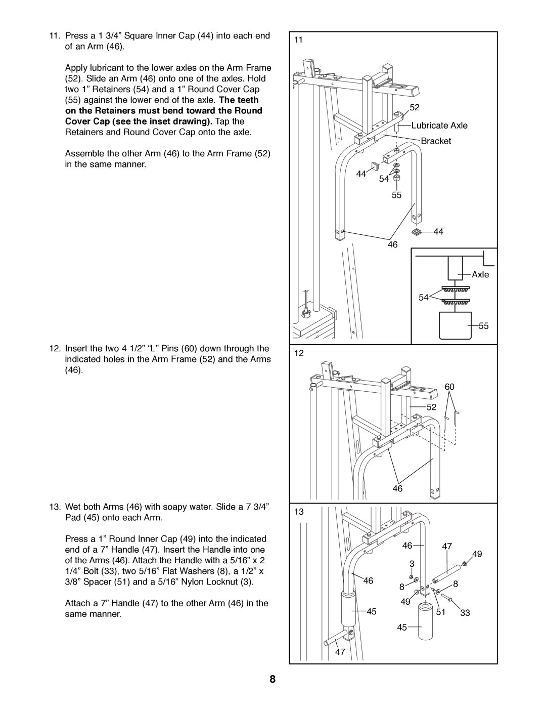 Weider WESY85070 user manual 