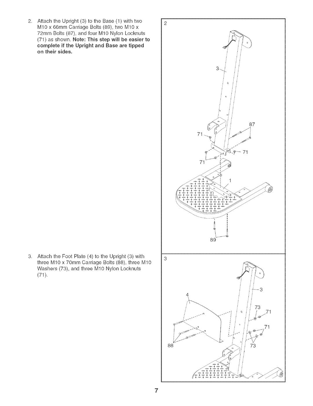 Weider XP600 user manual 