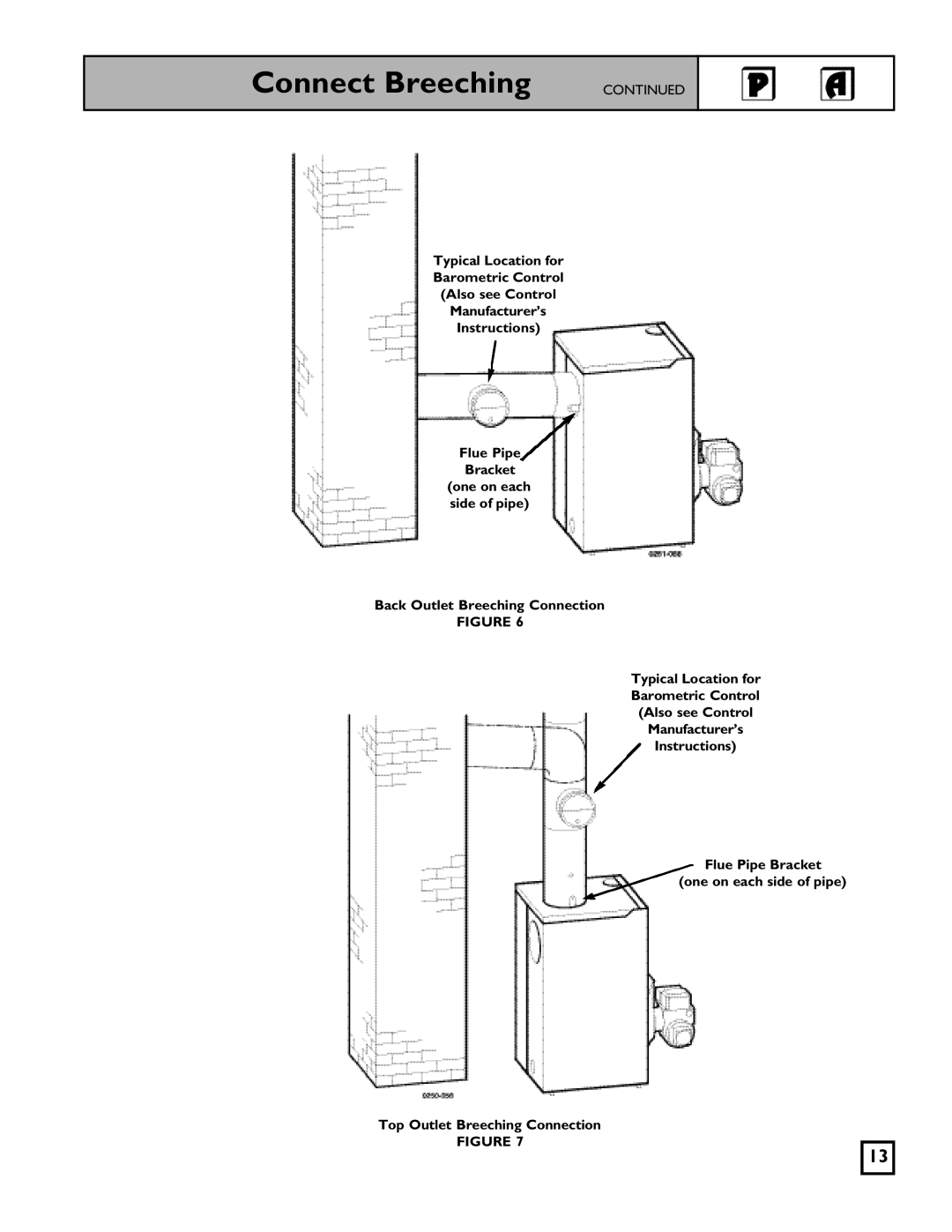 Weil-McLain 550-141-826/1201 manual Connect Breeching 