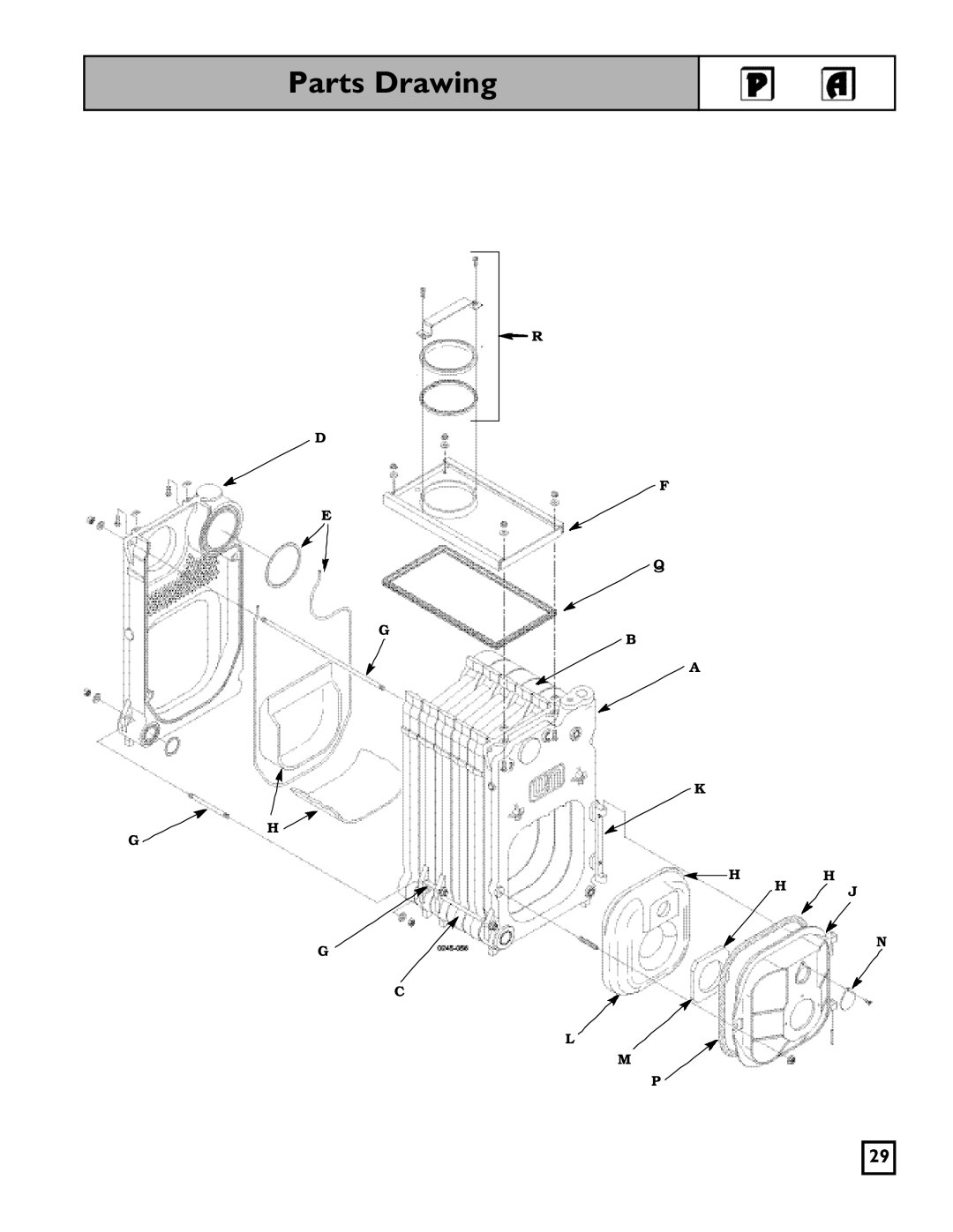 Weil-McLain 550-141-826/1201 manual Parts Drawing 