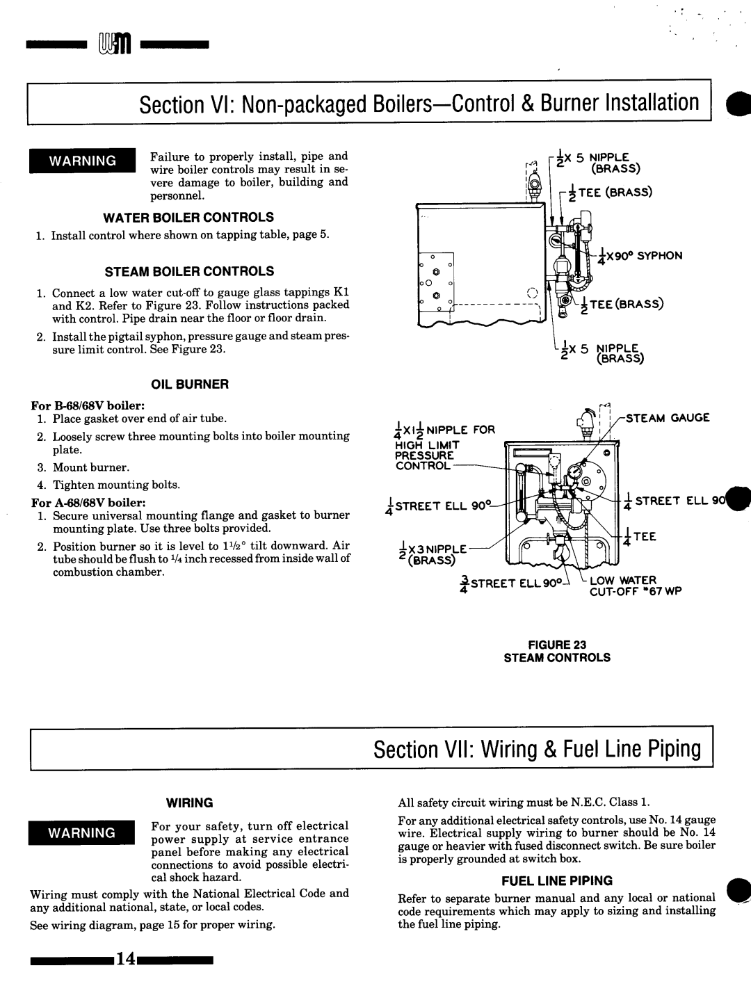 Weil-McLain 68V manual 