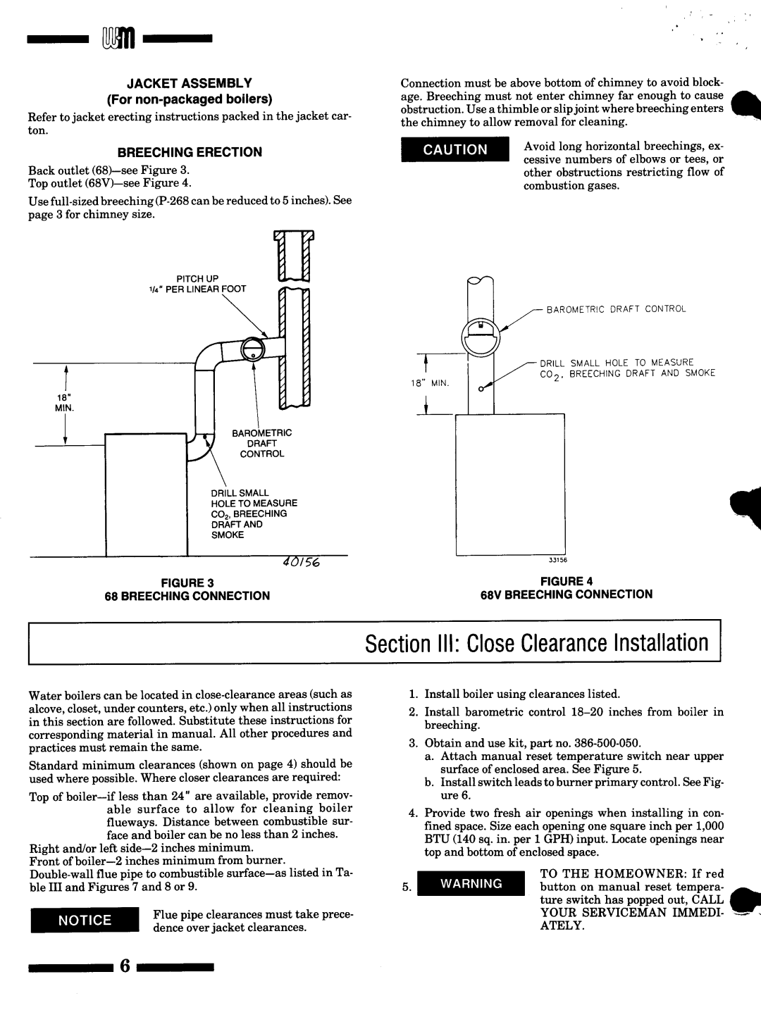 Weil-McLain 68V manual 