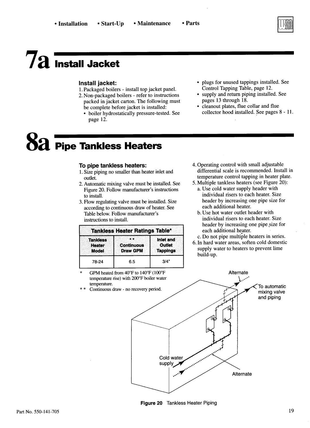 Weil-McLain 78 manual 