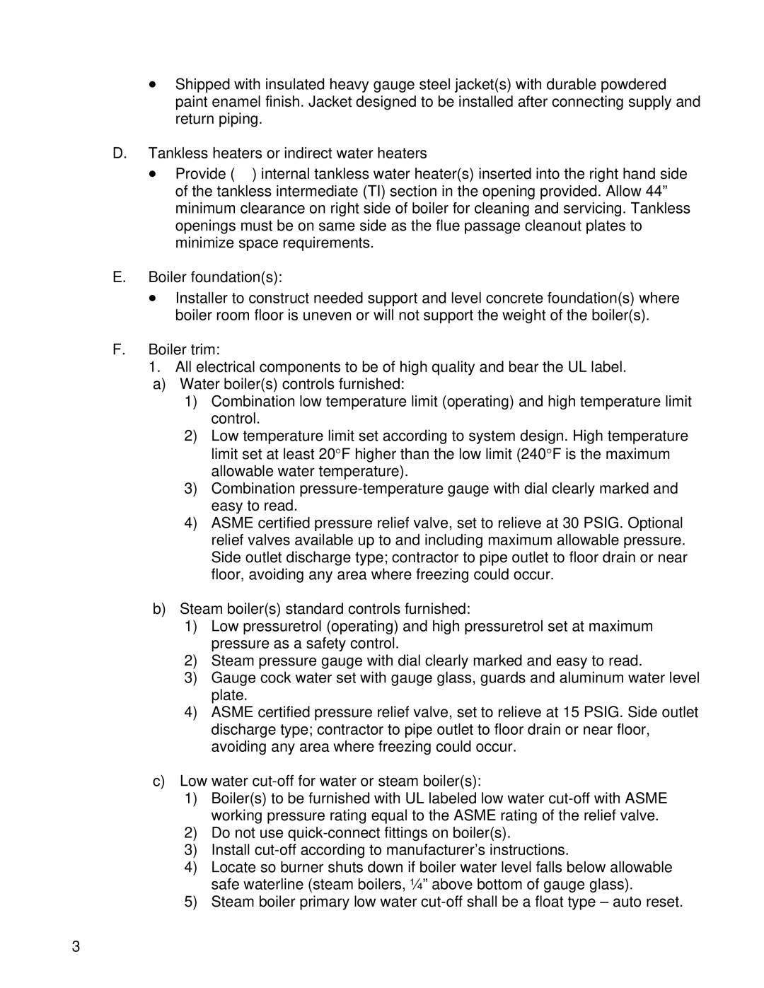 Weil-McLain 94 specifications 