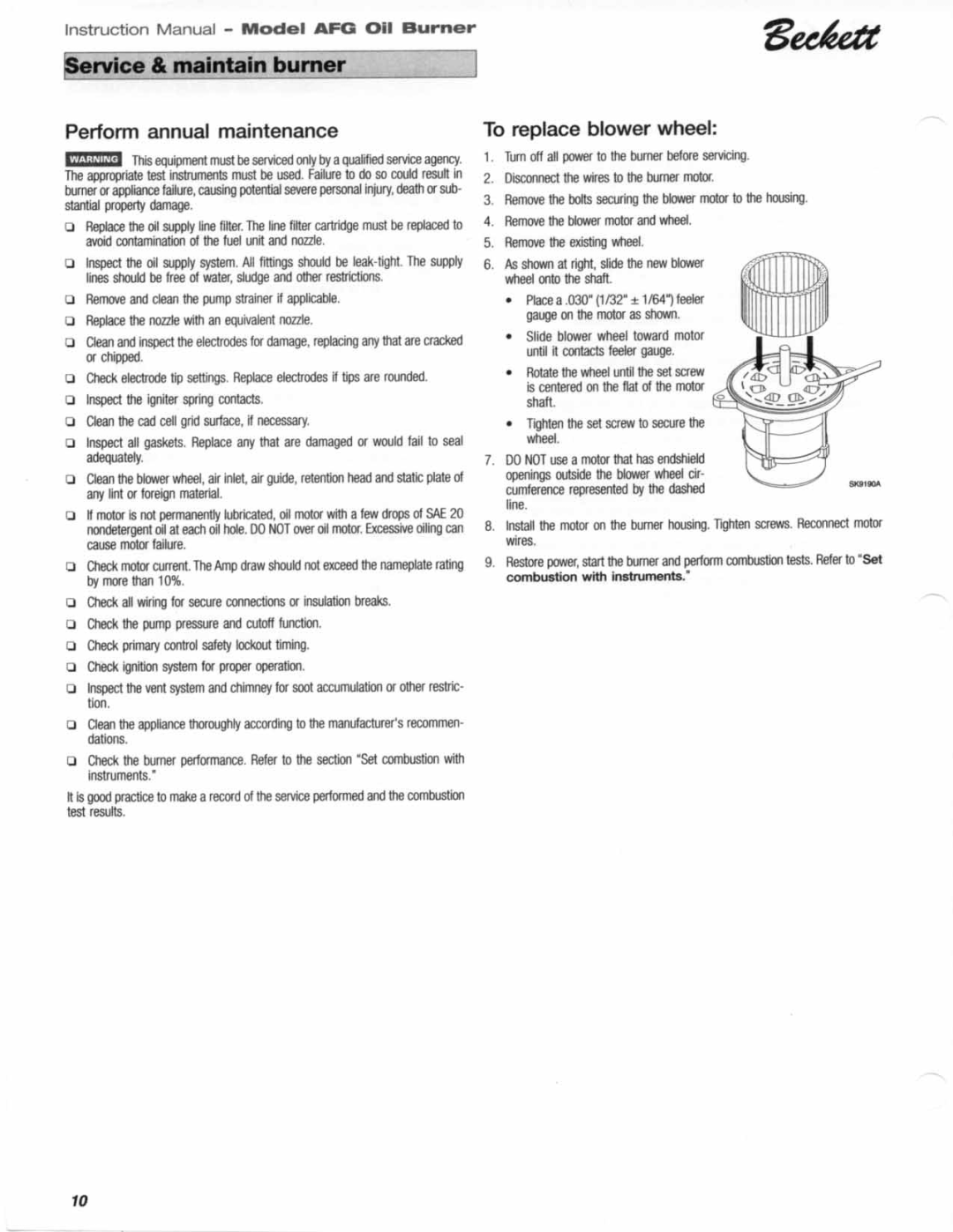 Weil-McLain AFG manual 