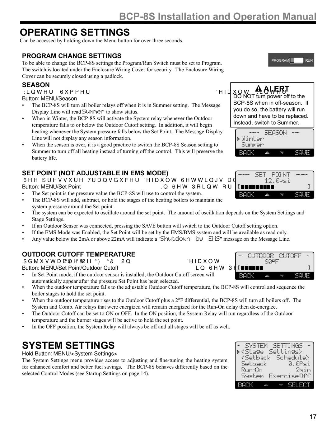 Weil-McLain BCP-8X, BCP-8S manual 235$7,1*677,1*6, 6670677,1*6, $621, 287225&8727035$785, 60 F 