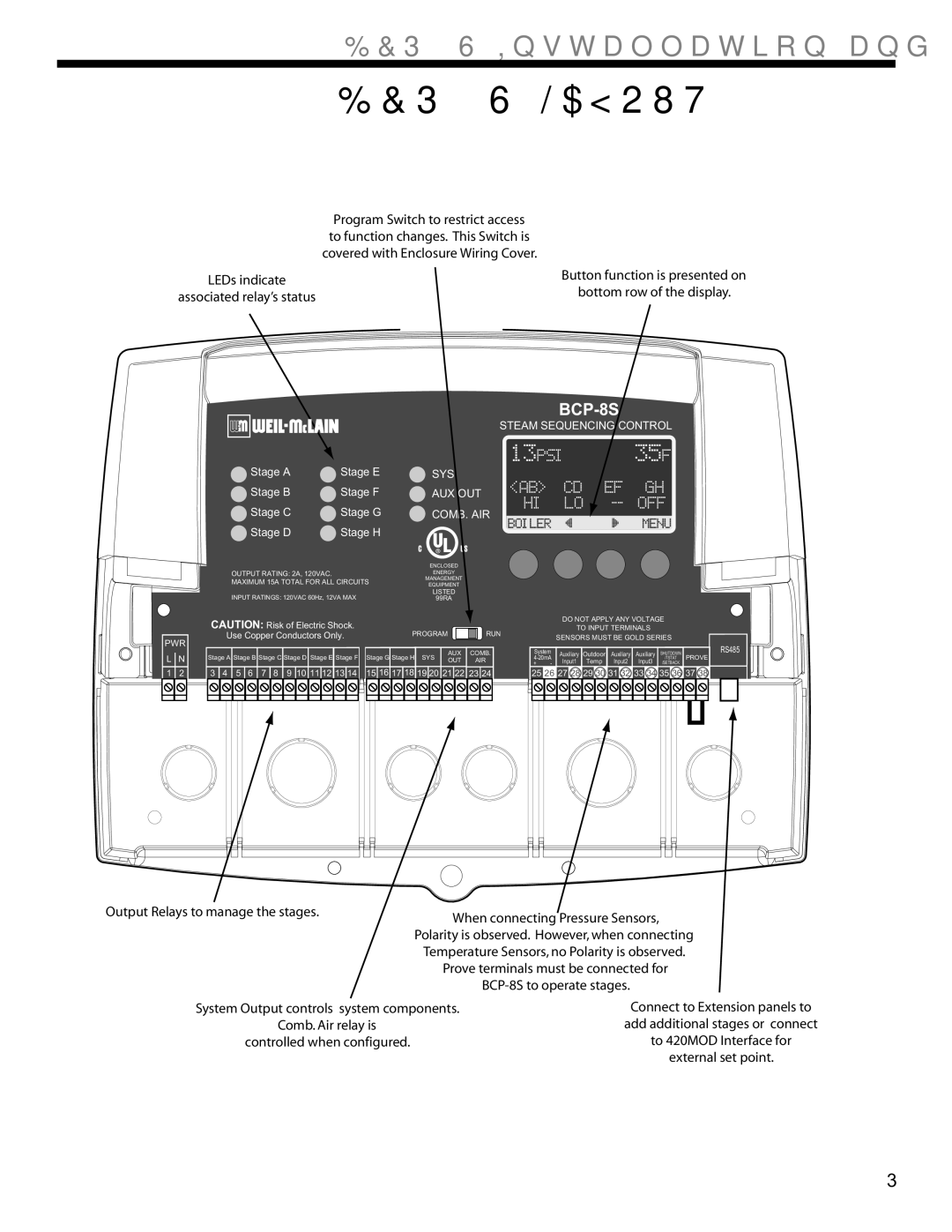 Weil-McLain BCP-8X, BCP-8S manual 6/$287, 35 F 