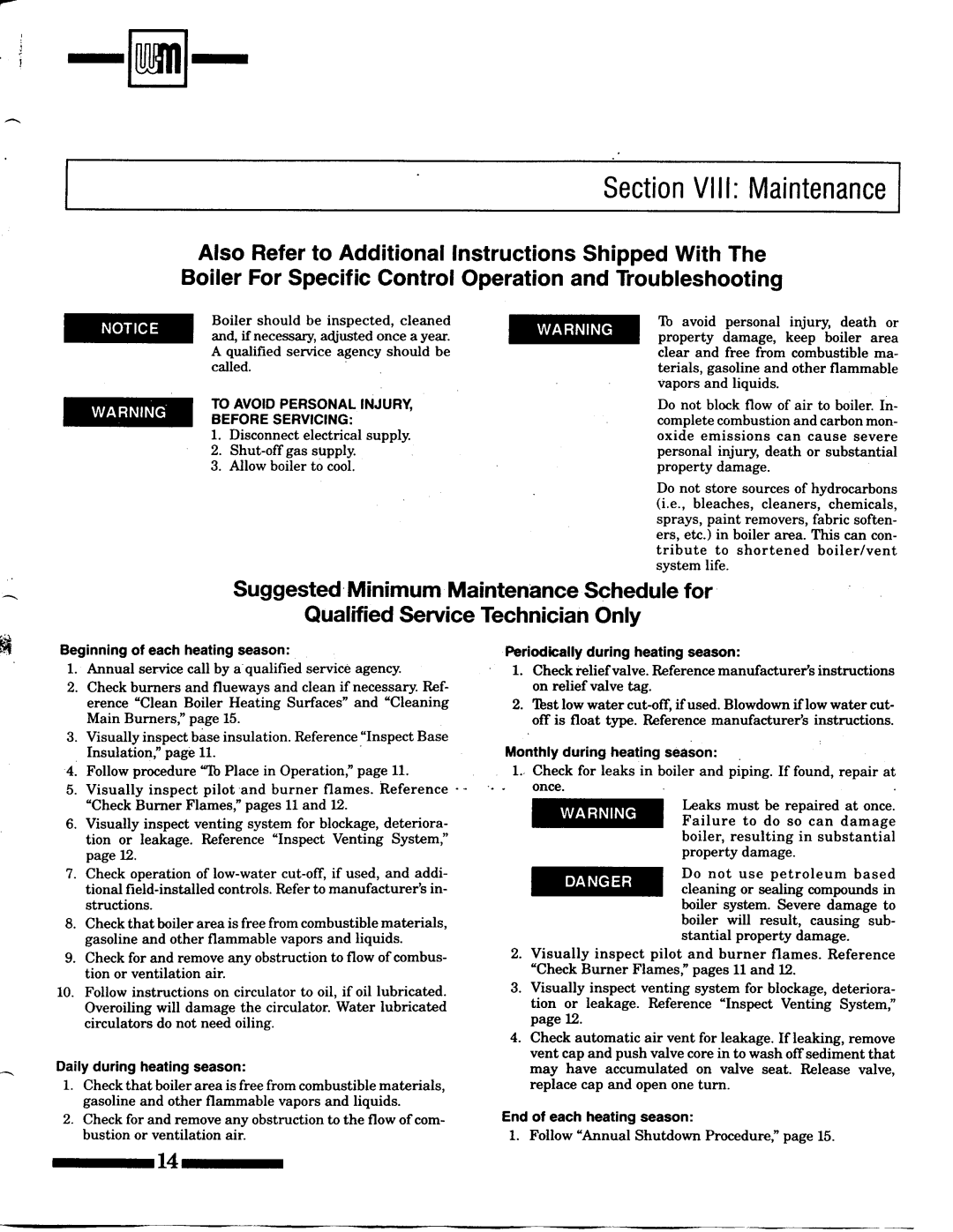 Weil-McLain CG Series 11, CGX Series 1 manual 