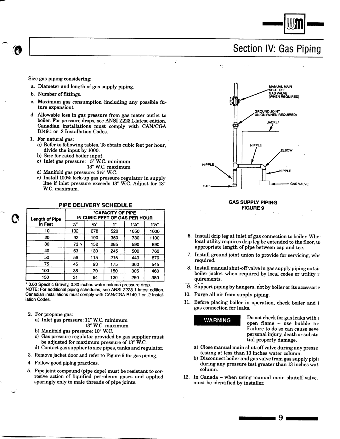Weil-McLain CGX Series 1, CG Series 11 manual 