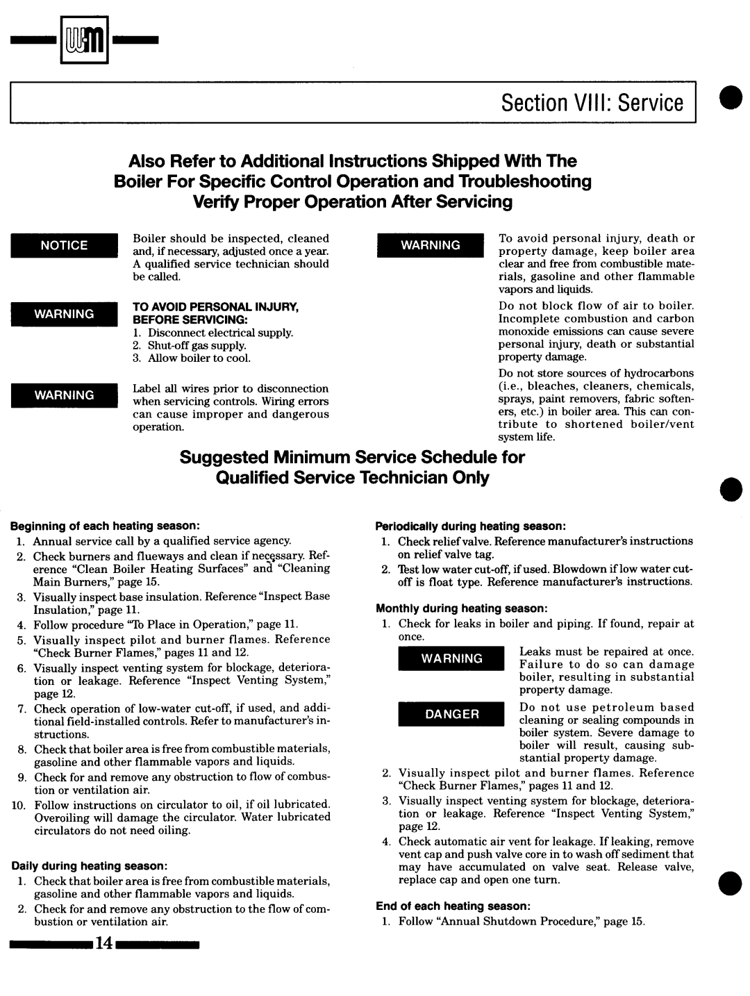 Weil-McLain CG Series 12, CGX Series 2 manual 