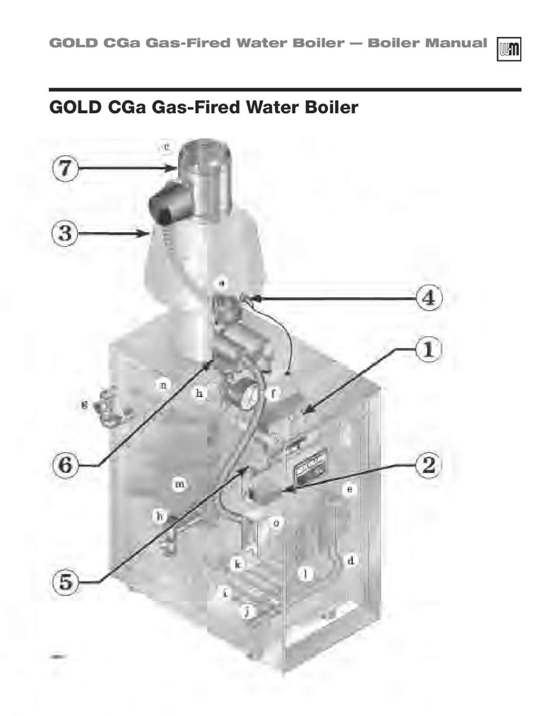 Weil-McLain CGA25SPDN manual Gold CGa Gas-Fired Water Boiler 