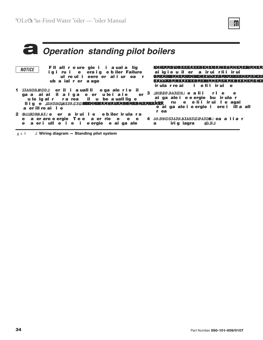 Weil-McLain CGA25SPDN manual 8a Operation standing pilot boilers, Main ignited until thermostat circuit or limit circuit 