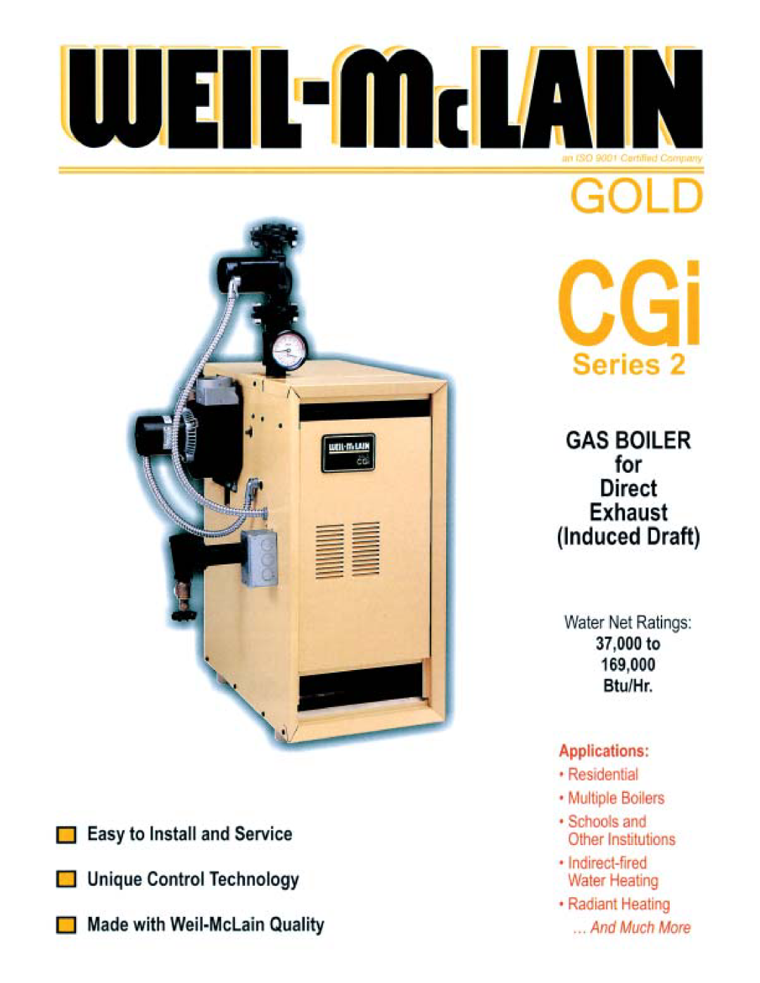 Weil-McLain CGi Series 2 manual 