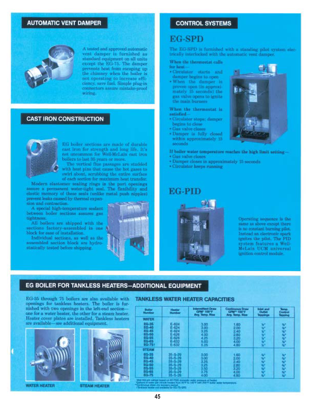 Weil-McLain EG Series 4 manual 