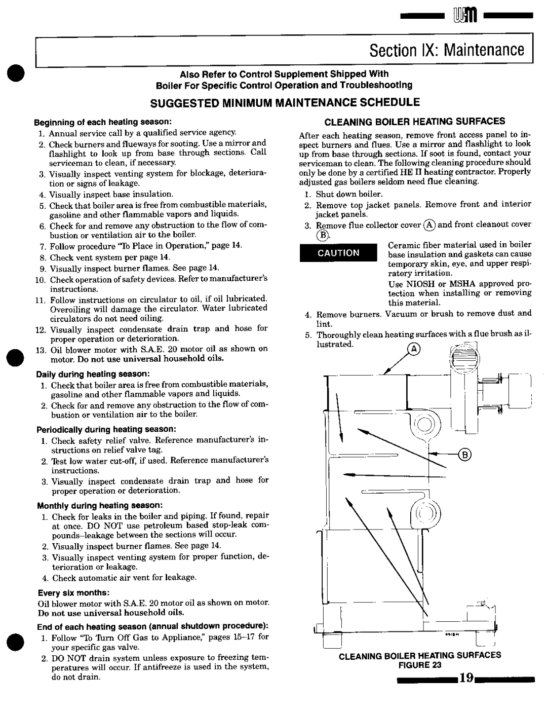 Weil-McLain HE II Boiler manual 