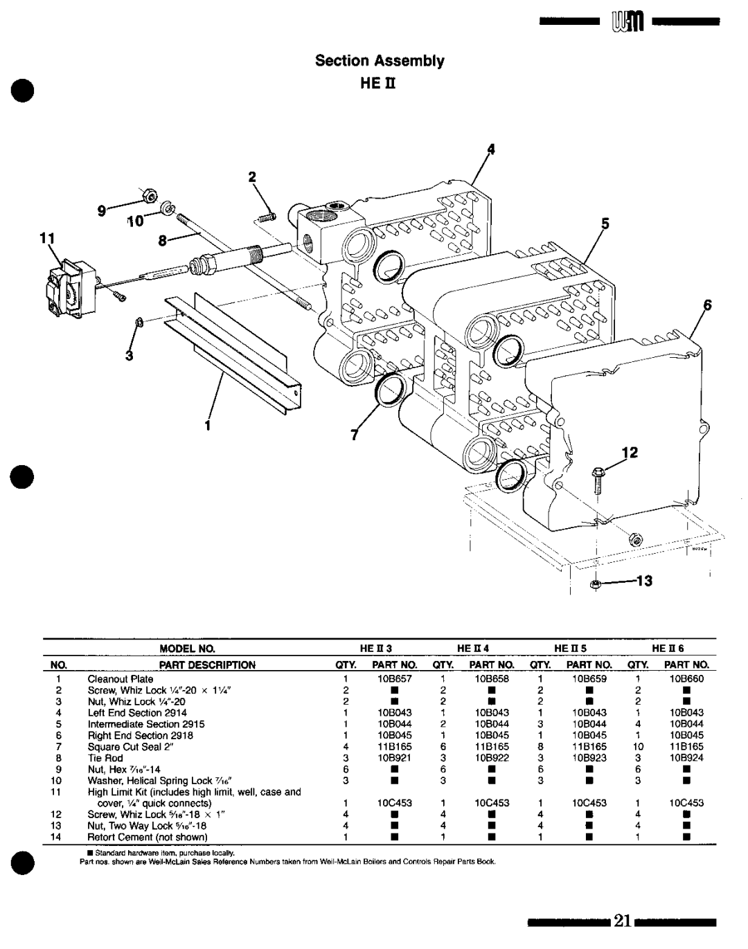 Weil-McLain HE II Boiler manual 