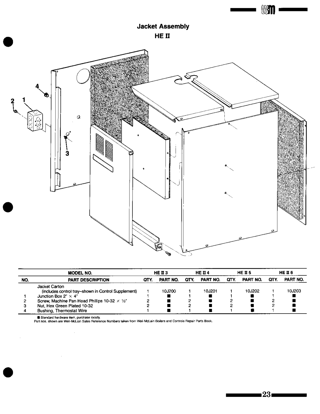 Weil-McLain HE II Boiler manual 