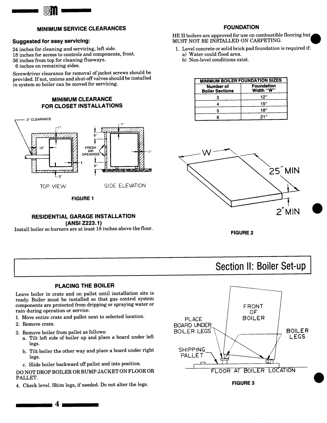 Weil-McLain HE II Boiler manual 