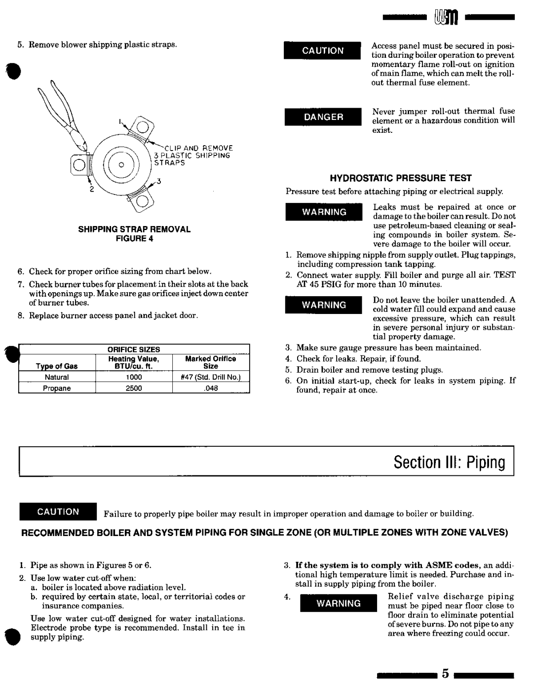 Weil-McLain HE II Boiler manual 