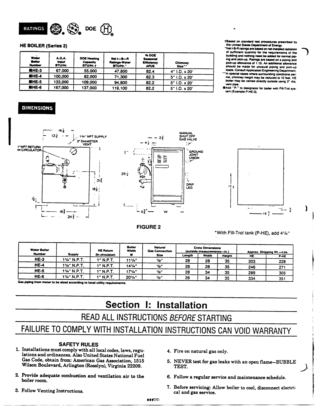 Weil-McLain HE (Series 2) manual 