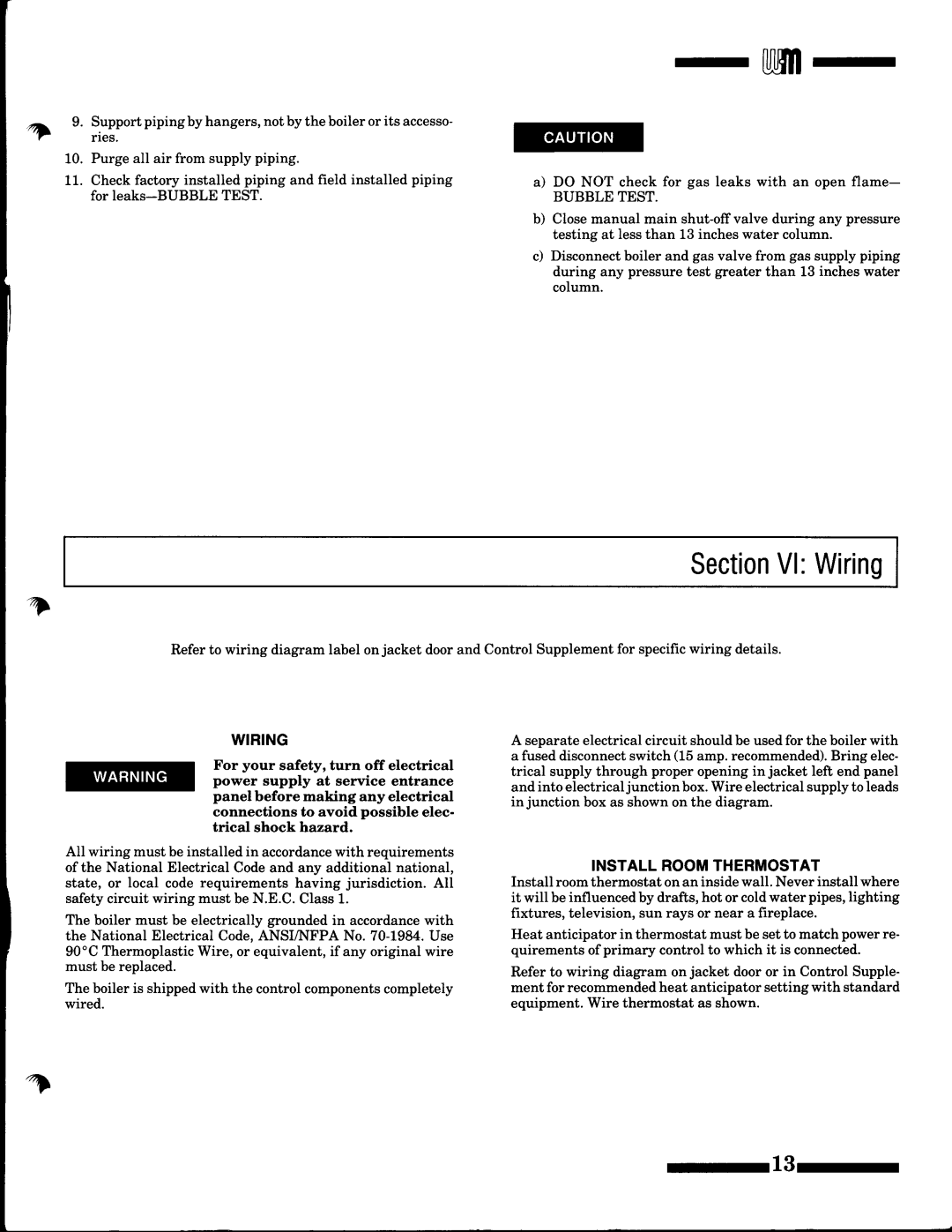 Weil-McLain HE (Series 3) manual 