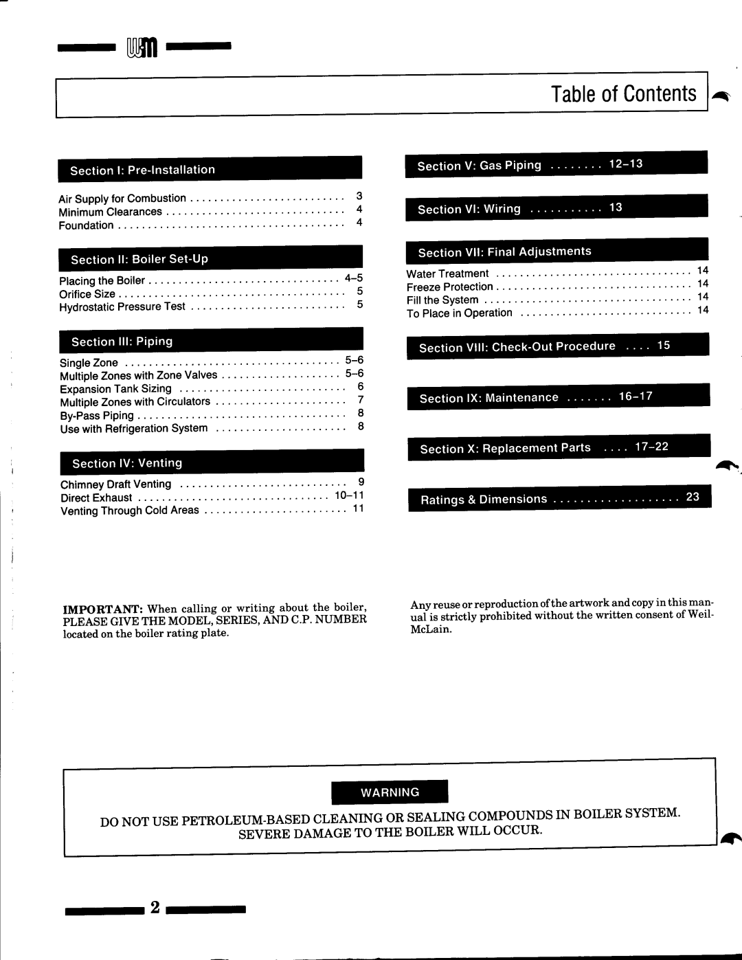 Weil-McLain HE (Series 3) manual 