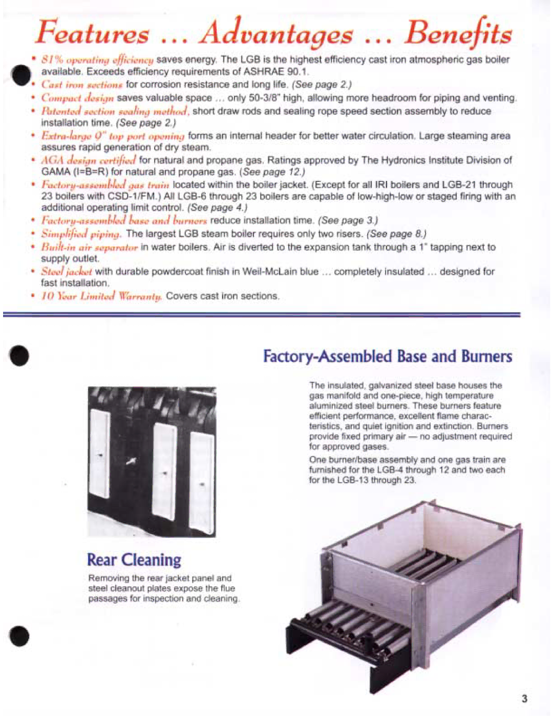 Weil-McLain LGB Series 2 manual 